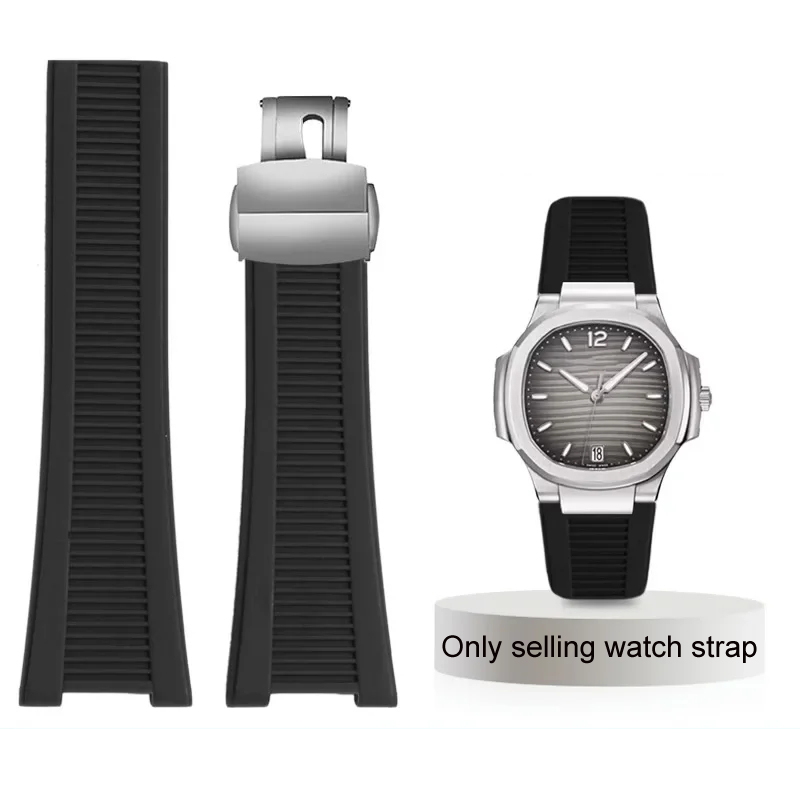 Patek Philippe Watch Nautilus - Silicone Watch Strap For Patek Philippe
