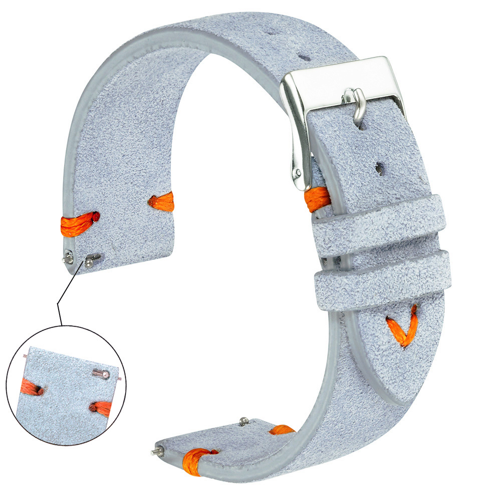 Suede Strap Watch - Da Lộn Dây Đồng Hồ 18Mm