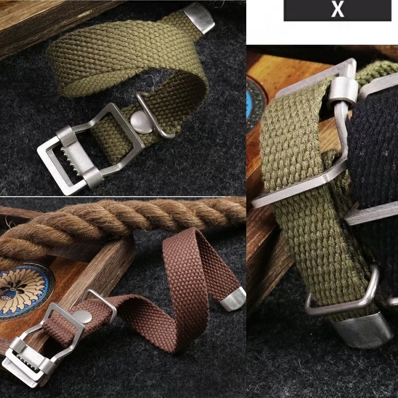 20mm 22mm 19mm 21mm High quali - đánh giá và giá Canvas Strap Watch