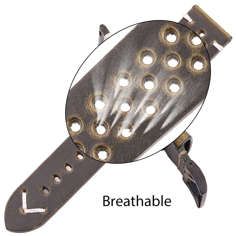 Breathable Genuine Leather Qui - đánh giá và giá Suede Strap Watch