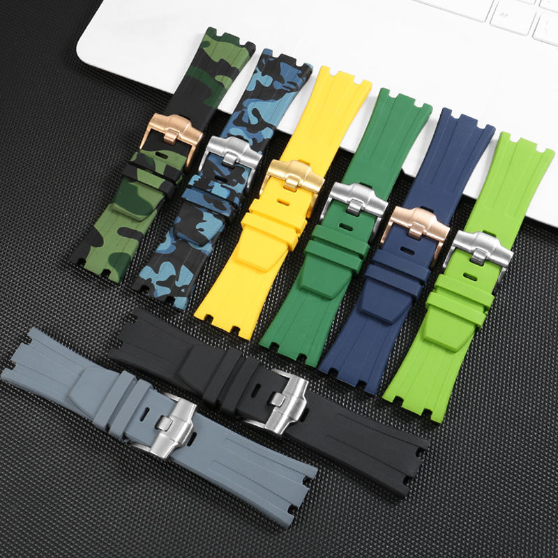 28mm Silicone Watchband for AP - đánh giá và giá Audemars Piguet Watch Royal Oak