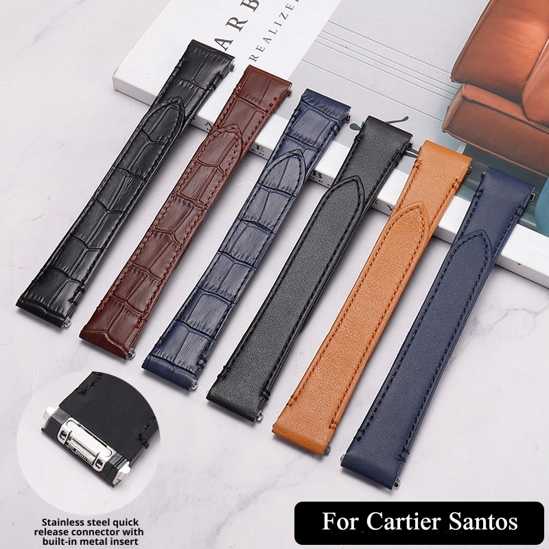High Quality Cowhide Leather W - đánh giá và giá Cartier Watch Santos