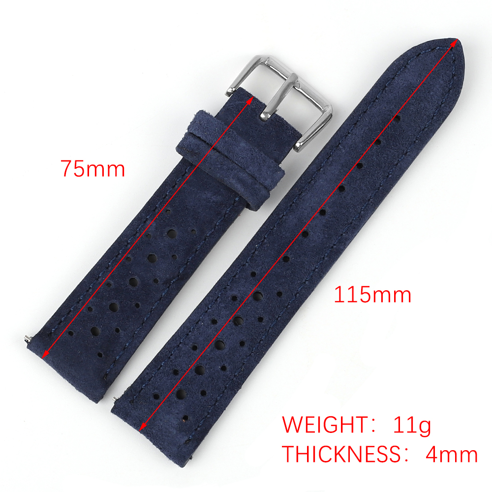 Suede Leather Watch Band 18mm  - đánh giá và giá Suede Strap Watch