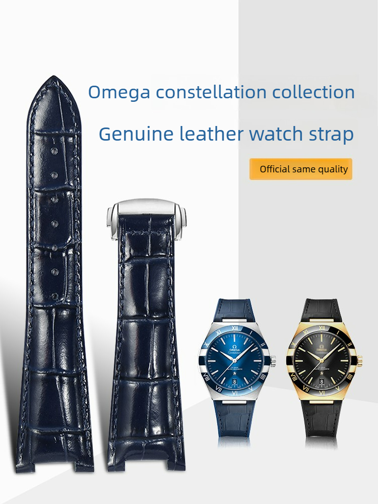 Watch Strap Leather Men's Suit - đánh giá và giá Omega Watch Constellation