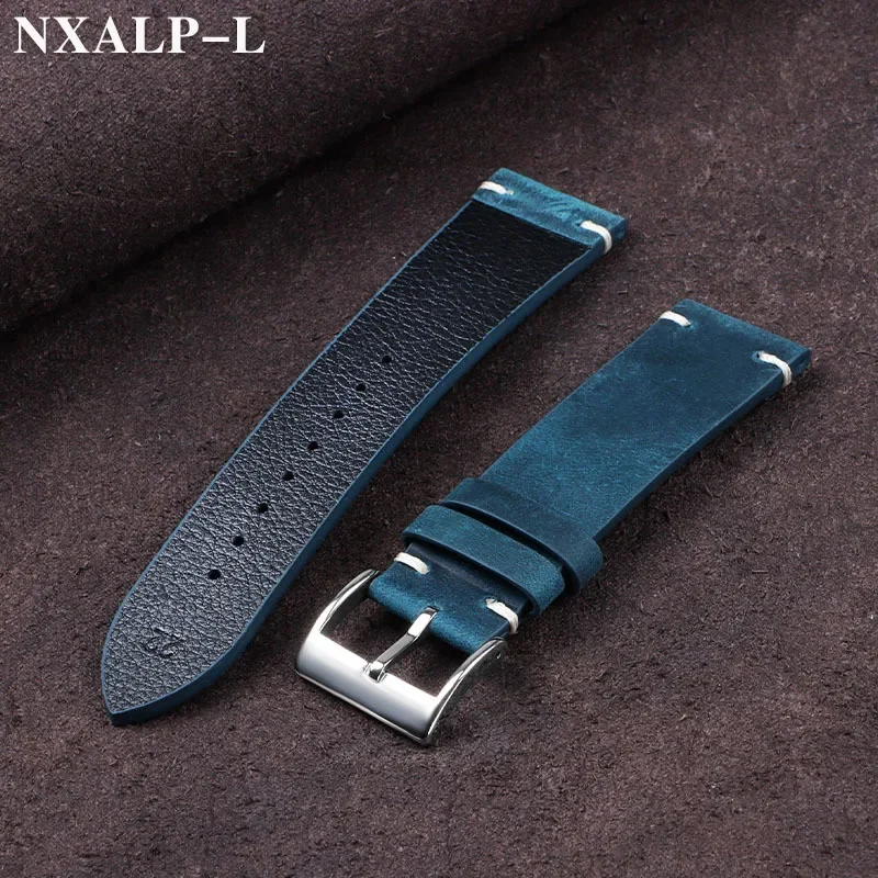 Vintage Oil Wax Leather Watch  - đánh giá và giá Suede Strap Watch