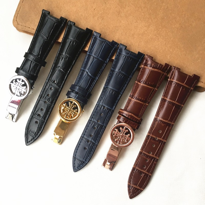 Leather Watch strap compatible - đánh giá và giá Patek Philippe Watch Aquanaut
