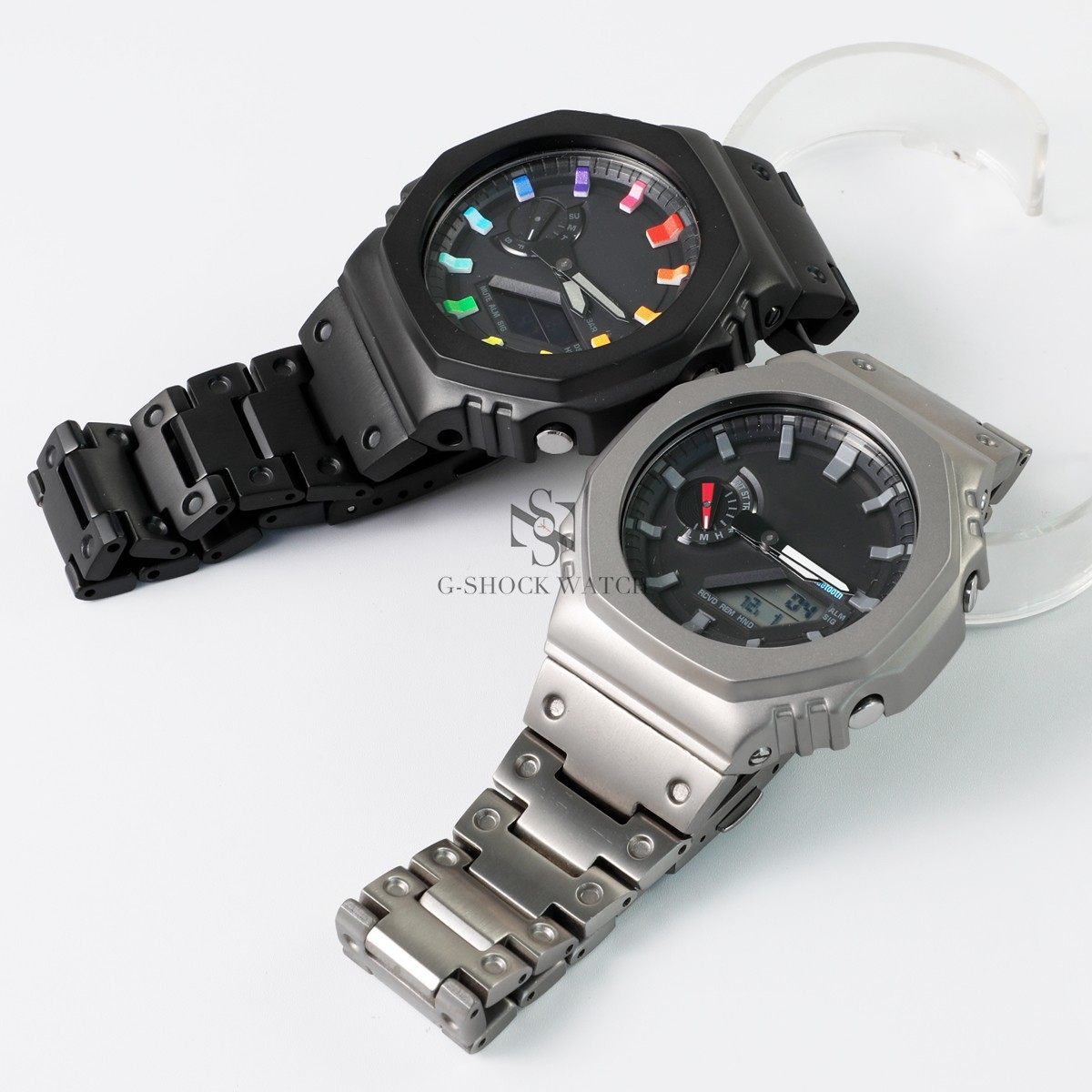 Titanium alloy case+strap For  - đánh giá và giá Casio Watch G-Shock Ga-2100