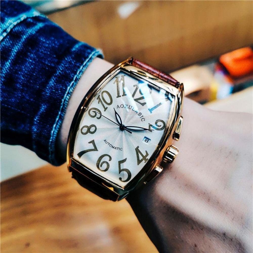 Luxurious Men's Mechanical Wat - đánh giá và giá Cartier Watch Santos